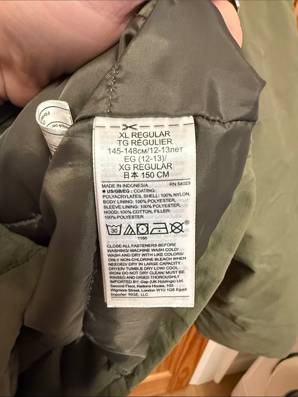 GAP Kids Utility Jacket, Size XLarge - Picture 4 of 5
